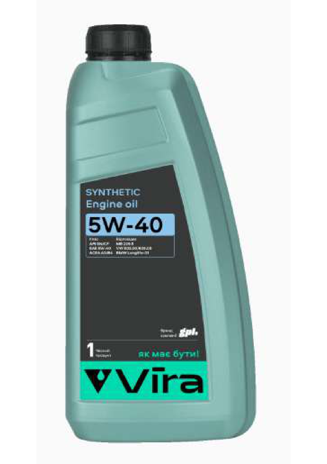 Олива моторна Vira Synthetic SN/CF 5W40 1л